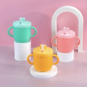 IPLHP-C016S Dual Handle Cup with Lid and Straw